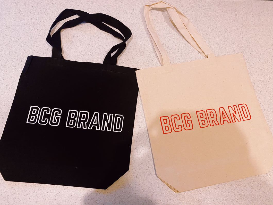 BcG Signature Font Tote Bag