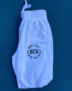 BcG. White Carousel Sweatpants