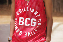 Load image into Gallery viewer, BcG. Red Carousel Mesh Jersey
