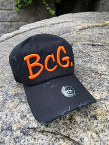 BcG. Signature Black w/ Orange Logo Hat