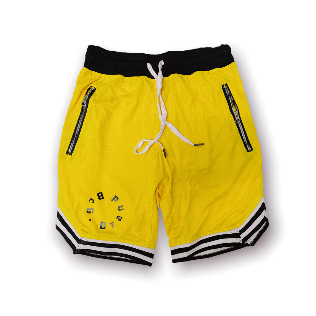 BcG. Yellow Mesh Basketball Shorts